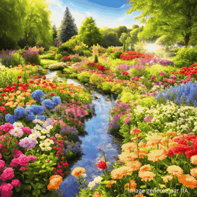 Un jardin luxuriant