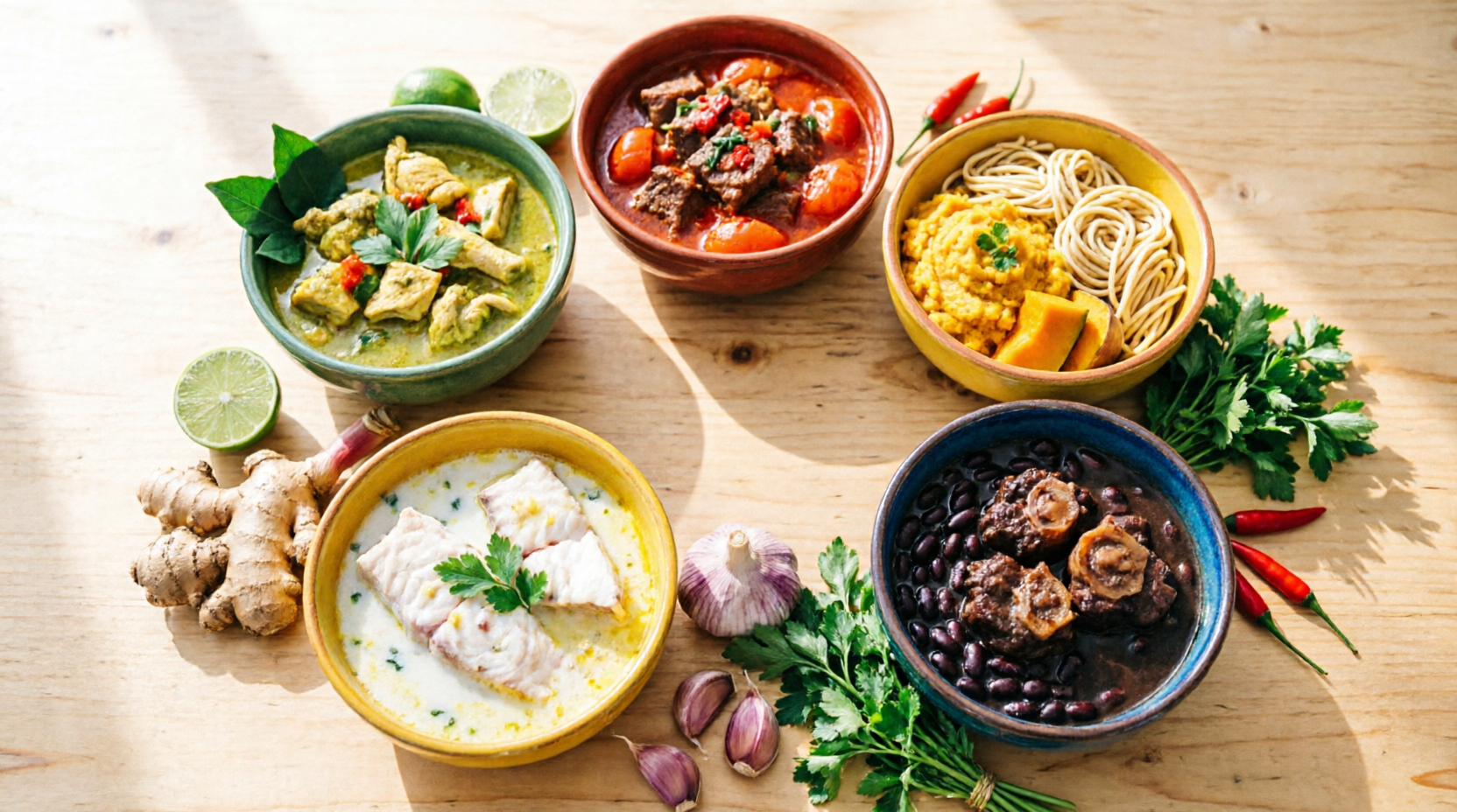 5 éléments du Tao en cuisine créole